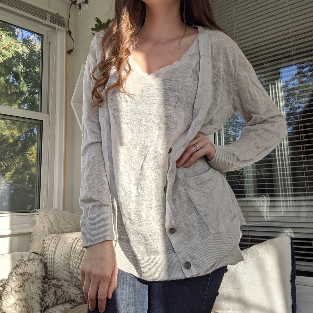 Michael Kors cardigan and tank top, Medium
